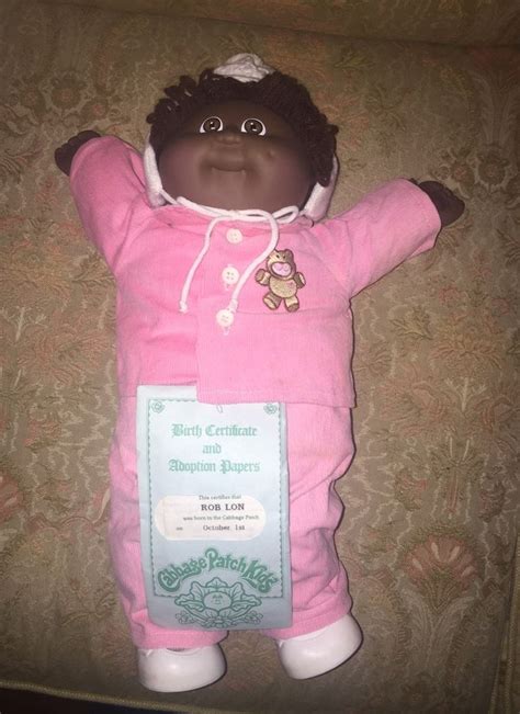 Cabbage Patch Doll With Papers No Box Cabbage Patch Dolls Cabbage