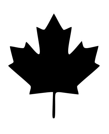 Download mapleleaf.png | Maple leaf template, Leaf silhouette, Leaf stencil