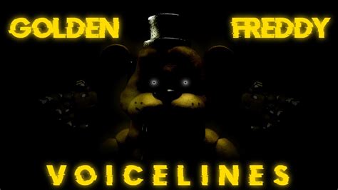 Withered Golden Freddy Voice Lines Made By Me Youtube