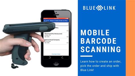 A variety of barcode formats are used by different dealers and stores, now you can decode them with your smartphones by installing barcode. Mobile Barcode Scanner App with Blue Link - Picking ...