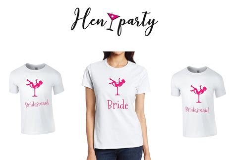 Personalised Hen Party T Shirts Bride Tribe Rose Gold Etsy