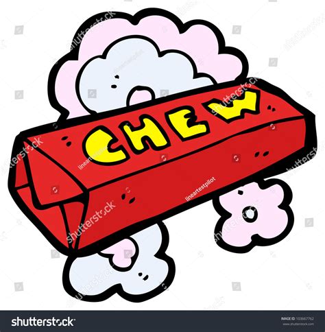 Cartoon Packet Of Chewing Gum Stock Photo 103667762 Shutterstock
