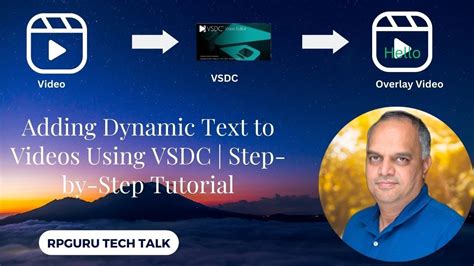 Adding Dynamic Text To Videos Using Vsdc Step By Step Tutorial Youtube