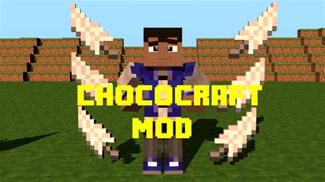 Minecraft Mods Chococraft Mod 1710 Youtube
