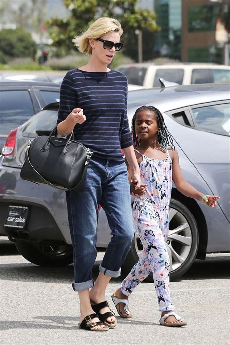 Charlize theron adopted her eldest daughter jackson in 2012 and her youngest daughter august in 2015. Charlize Theron is seen visiting the Federal Building in ...