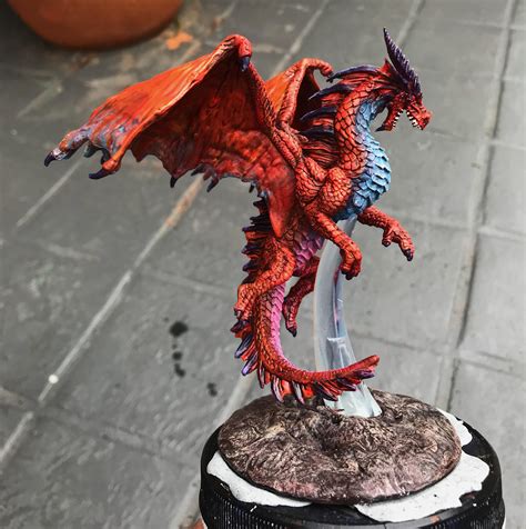 Young Red Dragon Rminipainting