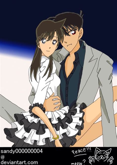 Shinichi Kudo And Ran Mouri Anime Love Couple Ran And Shinichi