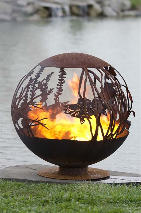 Red Lake Fire Pit Sphere The Fire Pit Gallery