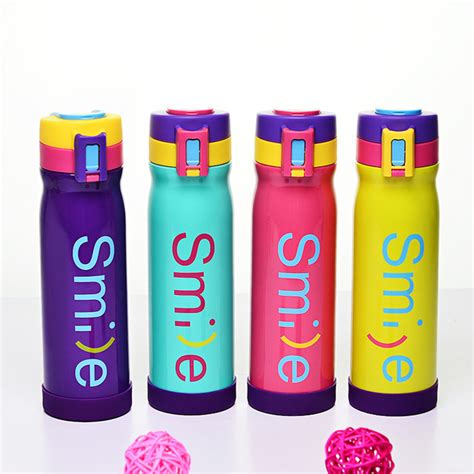 Botol Minum Thermos Stainless Steel My Smile 500ml - Blue ...