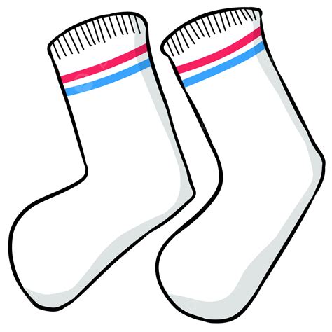 Cartoon White Socks Socks Socks Vector Socks Clipart Png Transparent