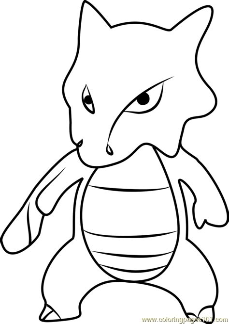 Marowak Pokemon Go Coloring Page For Kids Free Pokemon Go Printable