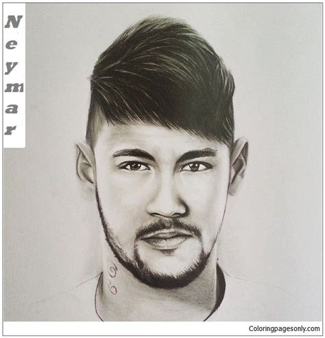 You can use our amazing online tool to color and edit the following neymar coloring pages. Neymar-image 11 Coloring Page - Free Coloring Pages Online