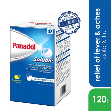 Containing paracetamol, panadol extra soluble can also relieve common types of pain, including back pain, toothache, period pain and joint pain.how to use panadol extra solublewhen. Panadol Soluble 30x4s - Alpro Pharmacy