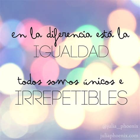Equidad igualdad equidad e igualdad el concepto se utiliza para mencionar nociones de justicia e igualdad social con valoración de la individualidad. En la diferencia esta la igualdad, todos somos unicos e ...