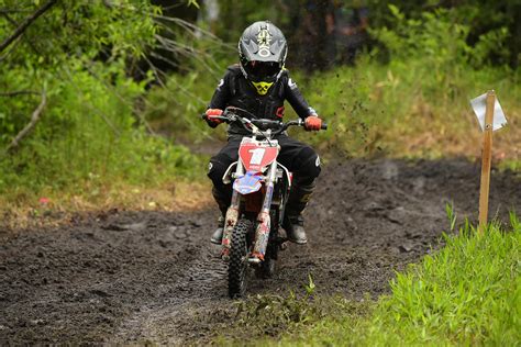 Taking his first overall win in four years was russell was able to get his bike untangled with help from his team, and finish in the second place. FMF Camp Coker Bullet: Youth Bike Race Report - GNCC Racing