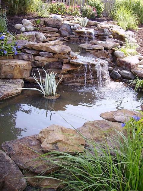 Awesome Backyard Ponds Ideas With Waterfalls Decoreditor Com