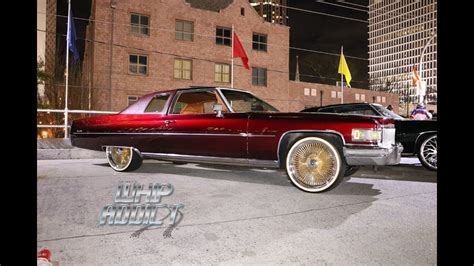 Whipaddict Kandy Red 75 Cadillac Coupe Deville Goes From Dub 26s To