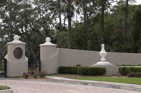Stucco is a durable surface treatment that covers concrete block or bricks with little preparation. Privacy fence, Fence panels, Decorative fencing, Fence ...
