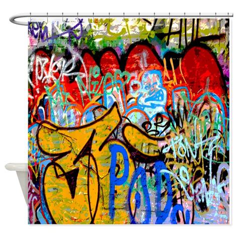 Colorful Graffiti Urban Art Shower Curtain By Rebeccakorpita