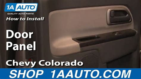 How To Remove Rear Door Panel 2004 12 Chevy Colorado 1a Auto
