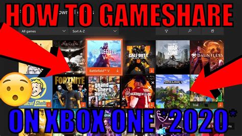How To Gameshare On Xbox One 2020 Easy Youtube