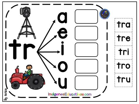 Cuadernillo Para Trabajar Las Trabadas Imagenes Educativas Silabas