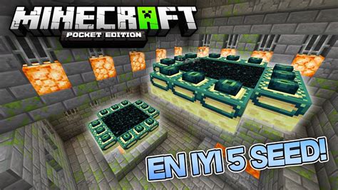 Minecraft Pocket Editionbedrock Edition En İyİ 5 Seed Youtube