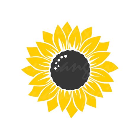 Sunflower Svg Png Dxf Cutting Files Cricut Cute Svg Designs Etsy
