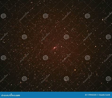 De Spiraal Andromeda Galaxy In Andromeda Constellatie Dit