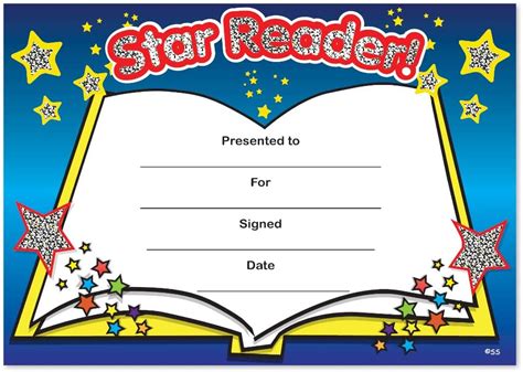 Superstickers Star Reader Award Sparkling Certificate Dmc Amazon