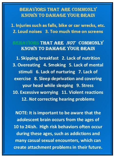 Bad breath is a common problem — everyone has it from time to time. Good and Bad Choices for Your Brain - SHAPING THE CHILD ...