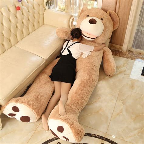 Giant Big Cute Teddy Bear Skin 80100120160200250300cm Lovely Soft Plush Unstuffed Teddy