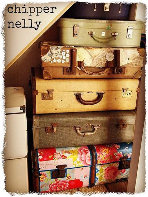 Under Stairs Storage Using Old Cases Bedroom Inspiration Interior