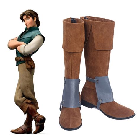 Flynn Rider Cosplay Shoes Game Men Boots Custom Made Auscosplay