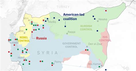 the u s has troops in syria so do the russians and iranians here s where the new york times