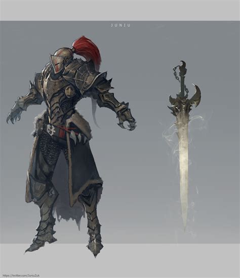 Artstation Dragon Slayer Concept Ben Juniu Character Art Armor