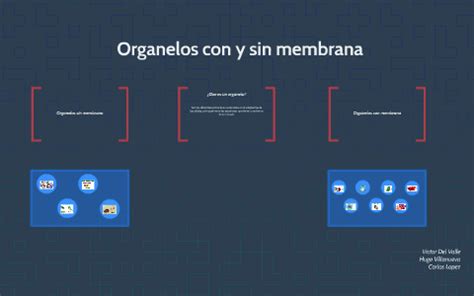 Organelos con y sin membrana by Hugo Villanueva on Prezi