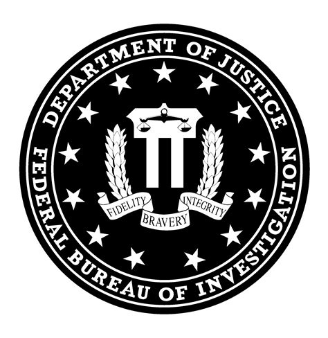 Download Transparent Fbi Seal Logo Black And White E Commerce Pngkit