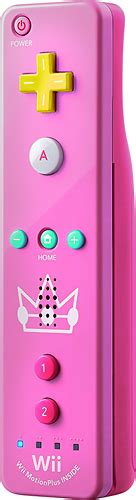 Nintendo Wii Remote Plus Princess Peach Rvlapnpc Best Buy