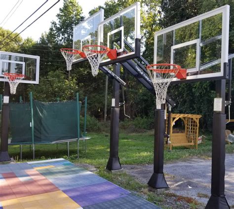 Basketball Goals In Ground Portable Sweetland Outdoor