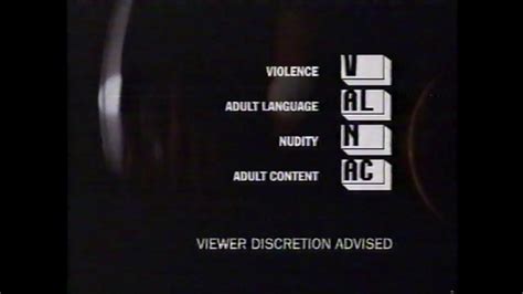 The Following Movie Is Rated R Intro Showtime 2000 Youtube