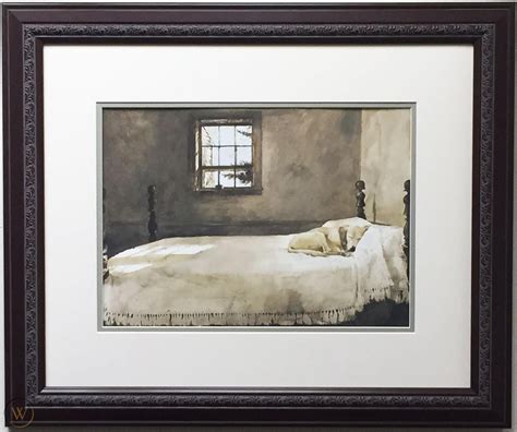 Andrew Wyeth Master Bedroom Newly Custom Framed Lithograph Art Litho