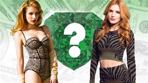 Bella has embraced her ability to have people see her beyond her disney image and she's not. WHO'S RICHER? - Emma Roberts or Bella Thorne? - Net Worth ...