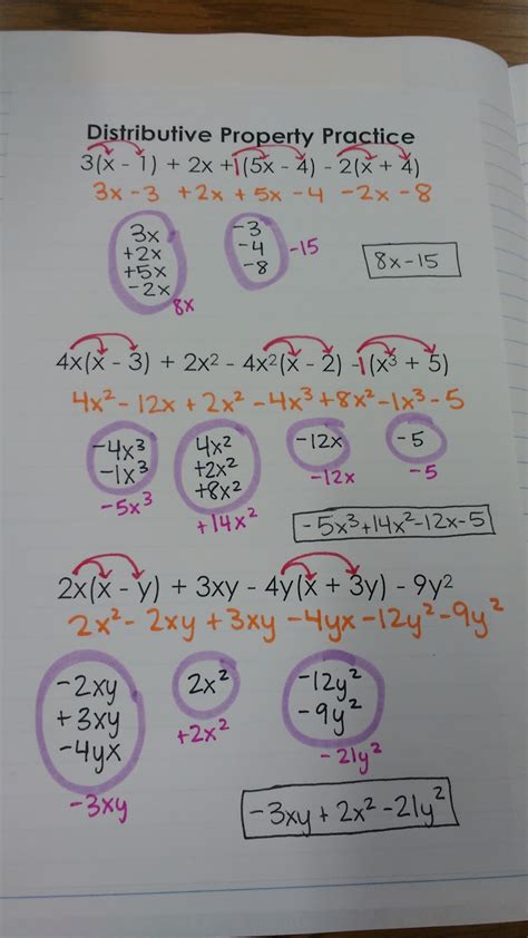 In general, it refers to the distributive property of multiplication over addition or subtraction. Math = Love: Distributive Property INB Pages