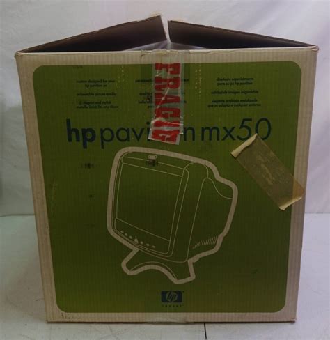 Vintage 2001 HP Pavilion MX50 CRT Monitor P1282A In Original Box EBay