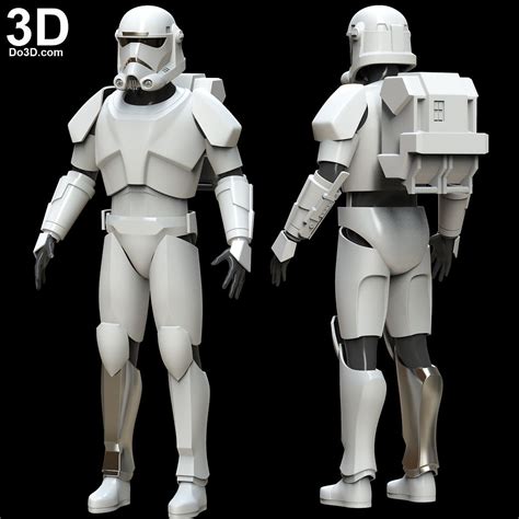 Clone Force 99 Trooper Star Wars Bad Batch Hunter Armor 3d Project 4895 Do3d