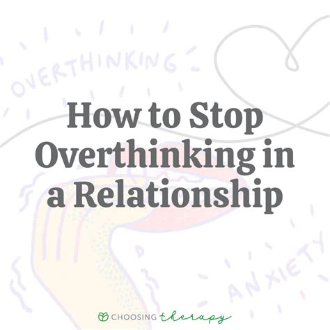 Stop Overthinking Your Relationship Lpc Alicia Muñoz L670085907