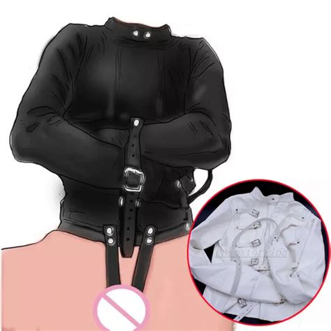 arm binder bound bag leather armbinder slaves restraint straitjacket apparel 56 98 picclick