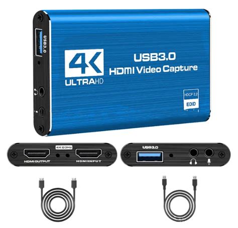 Tarjeta Capturadora Video 4k 2k 60hz Hdmi Usb 2 0 3 0 V Y T Computación