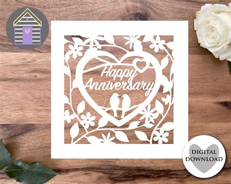 Happy Anniversary Cut File Anniversary Svg Wedding Svg Etsy Images